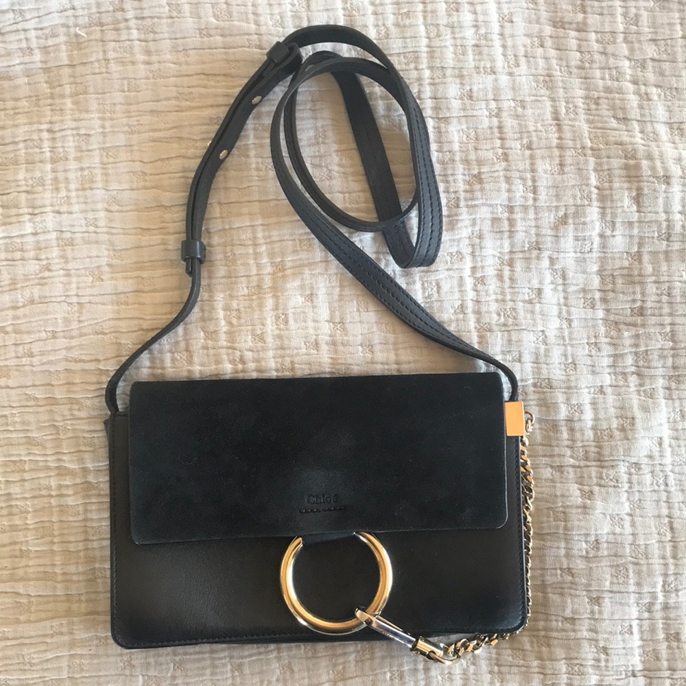 Chloe Faye Crossbody - small - black